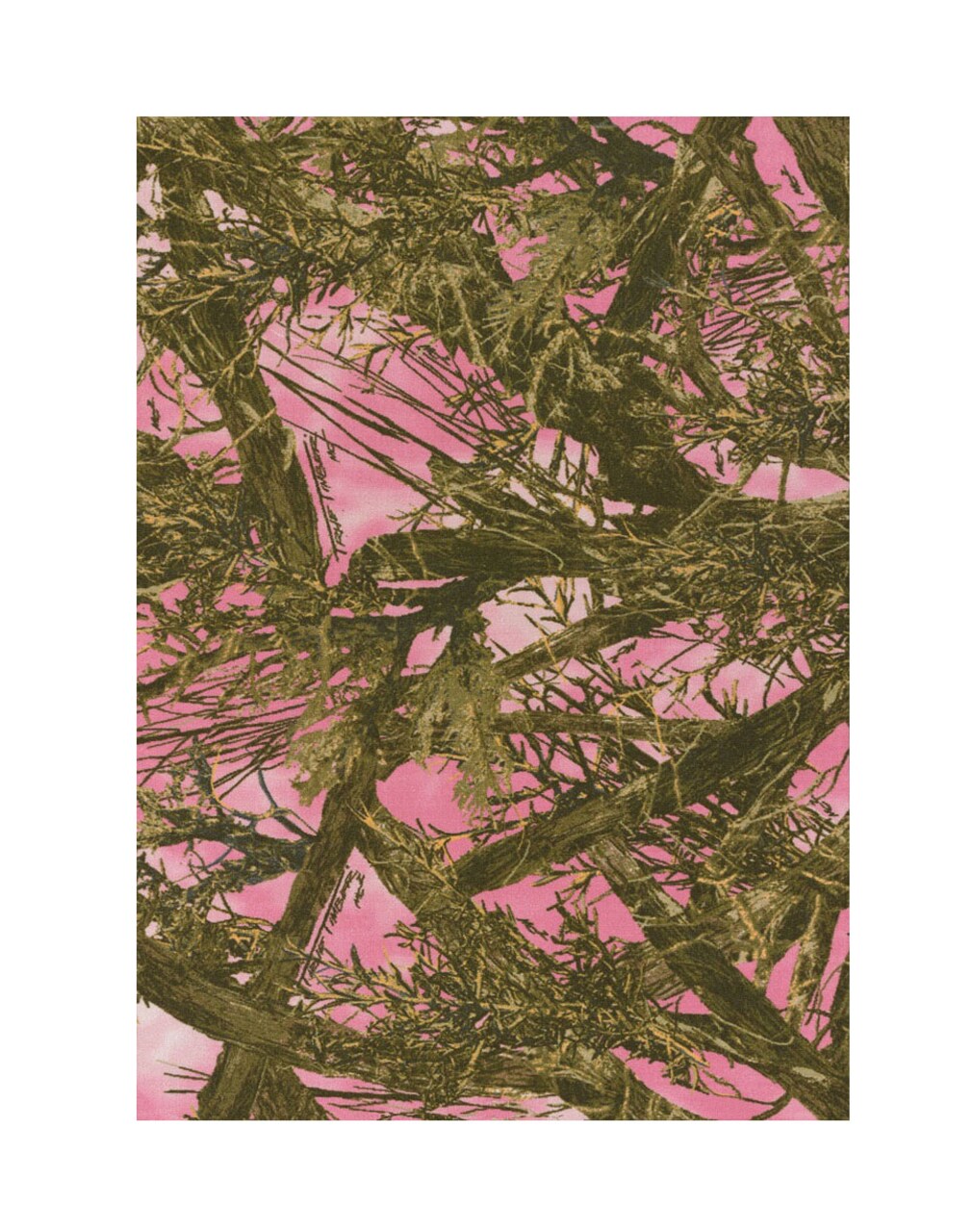 Pink and Green Forest Camouflage Pattern Area Rug 61 X 82 Inches